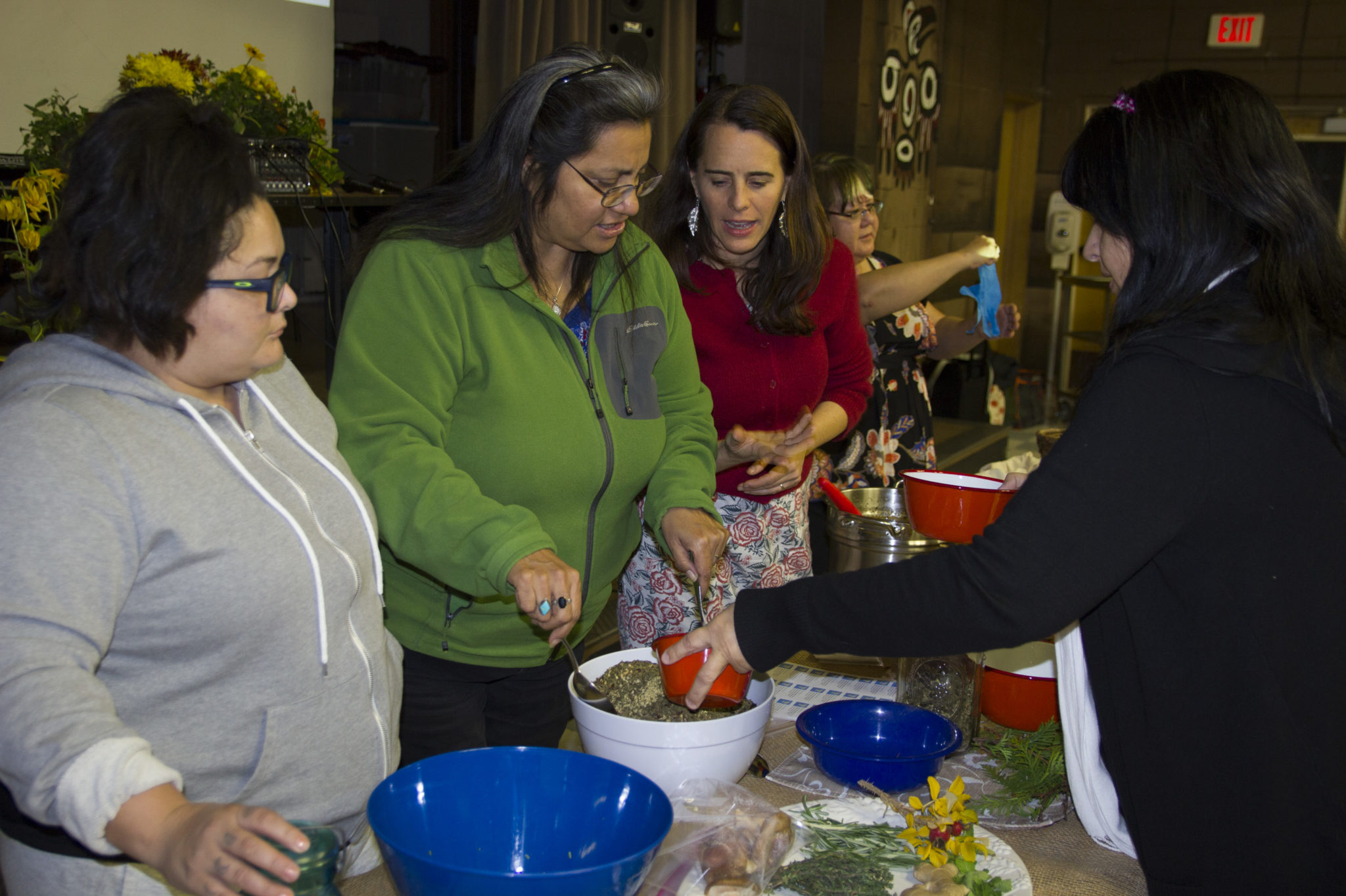 Tulalip traditional foods class